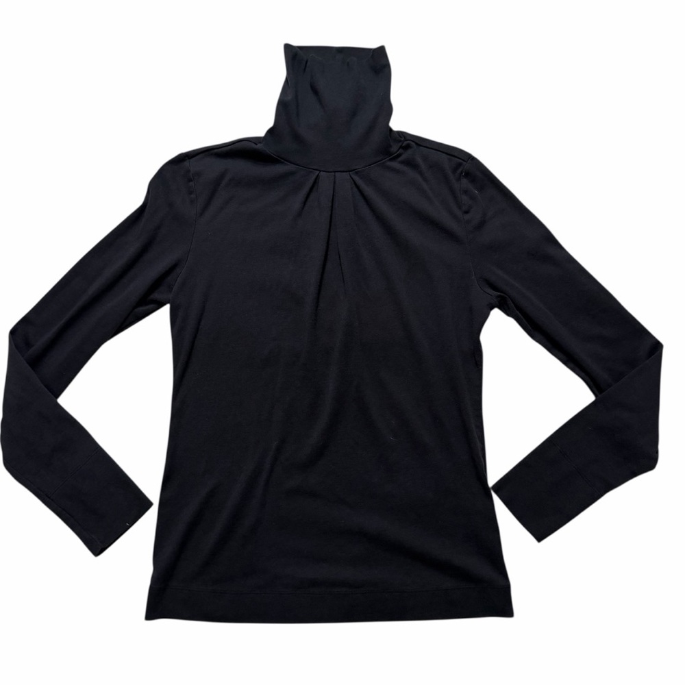 Sussan Classic Black Turtleneck Top